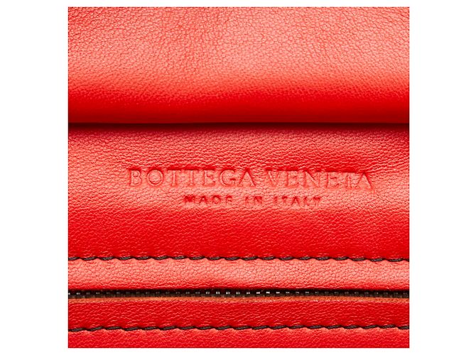 Borsa Intrecciato di Bottega Veneta Rosso - vista 5