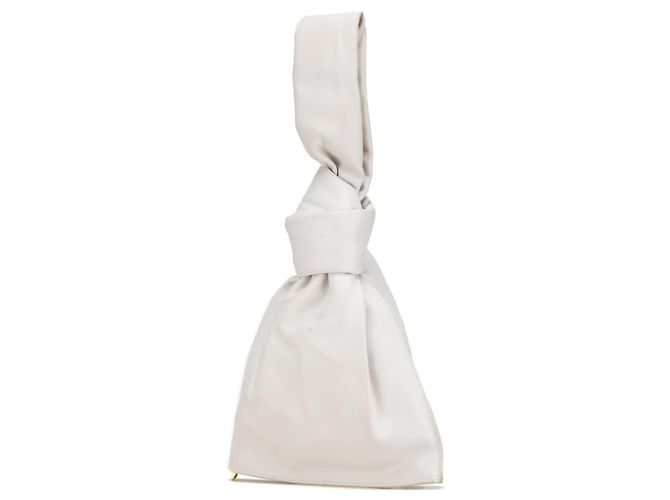 Borsa Miniza Twist di Bottega Veneta Bianco - vista 2