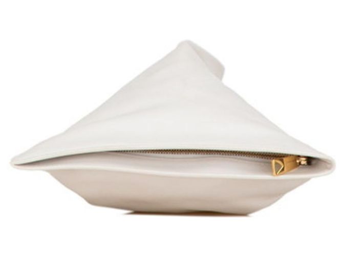Borsa Miniza Twist di Bottega Veneta Bianco - vista 3