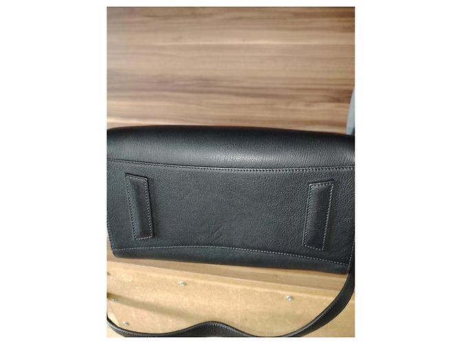 Borsa a mano Givenchy Antigona in pelle nera media Nero - vista 3