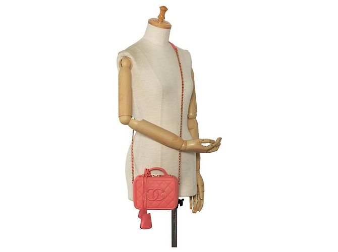 Borsa CHANEL Matelassé Coco Mark CC Rosa - vista 11