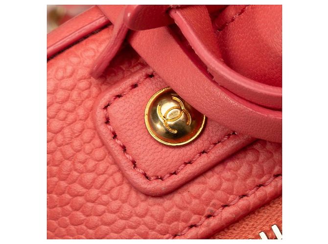 Borsa CHANEL Matelassé Coco Mark CC Rosa - vista 8