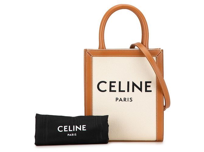 Céline Borsa a mano cabas verticale mini Celine / Borsa a spalla - vista 9