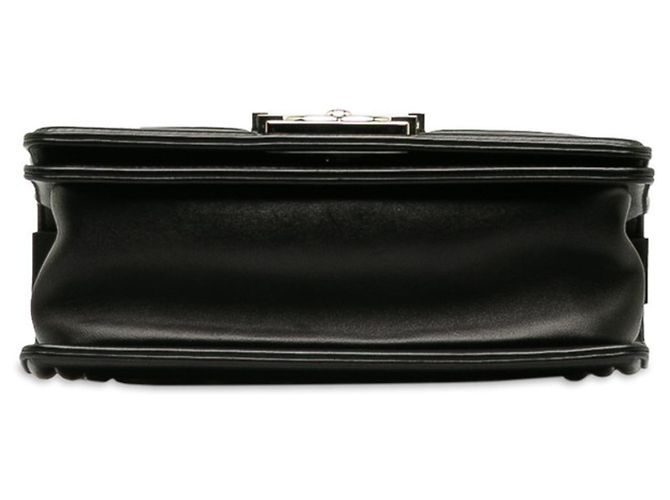 Borsa a spalla piccola Boy di Chanel con catena Nero Rosso - vista 4