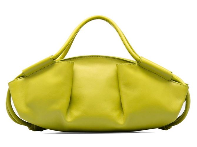 Borsa a mano/spalla in pelle verde Loewe Paseo - vista 4