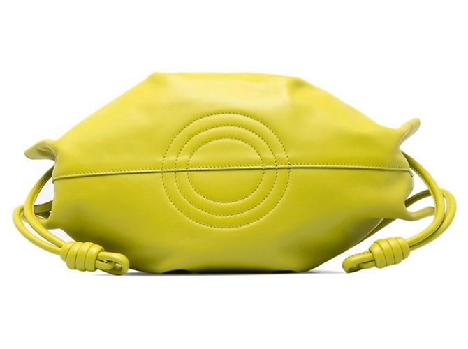 Borsa a mano/spalla in pelle verde Loewe Paseo - vista 5