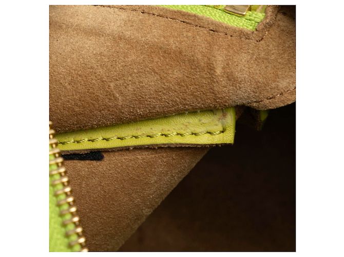 Borsa a mano/spalla in pelle verde Loewe Paseo - vista 7