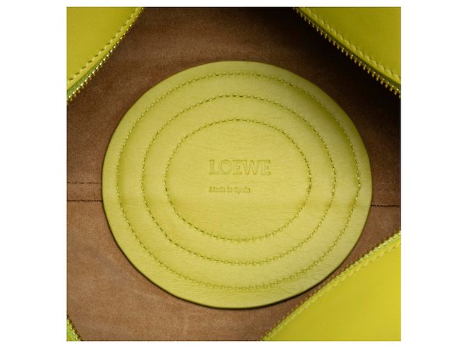 Borsa a mano/spalla in pelle verde Loewe Paseo - vista 8