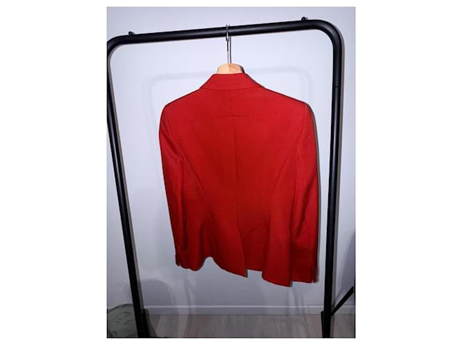 Blazer rojo de lana Givenchy Roja - vista 3