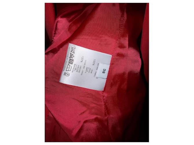 Blazer rojo de lana Givenchy Roja - vista 4
