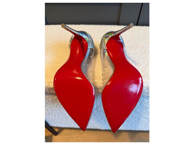 Décolleté Christian Louboutin Argentate Argento - vista 4