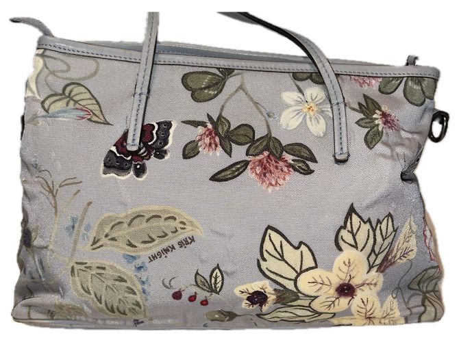 Borsa Gucci blu polvere in tela stampata Blu chiaro - vista 5