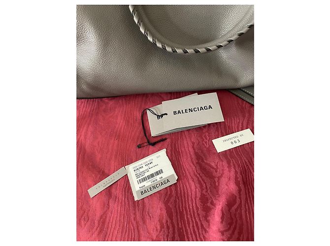 Borsa Balenciaga Neo Classic CITY M GRIGIO SCURO - vista 4