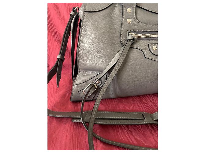 Borsa Balenciaga Neo Classic CITY M GRIGIO SCURO - vista 5