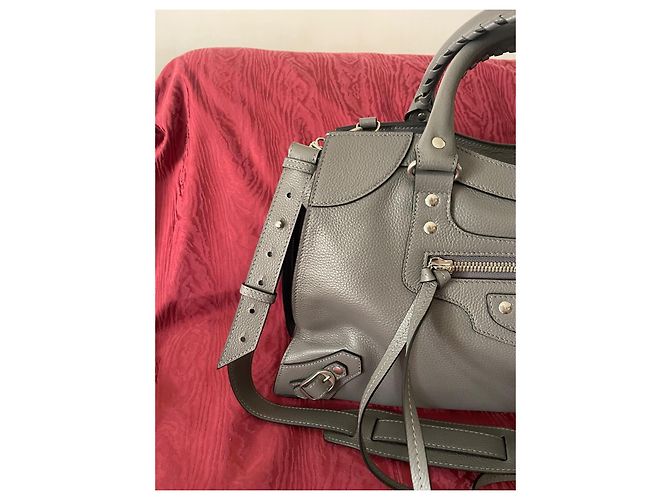 Borsa Balenciaga Neo Classic CITY M GRIGIO SCURO - vista 6