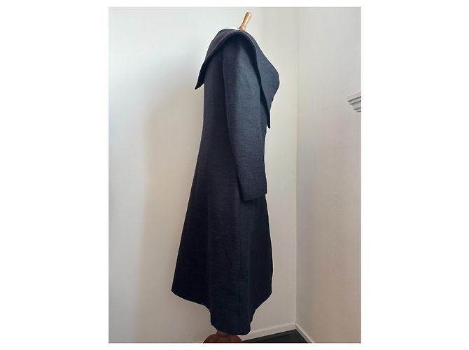 Abrigo de lana negro Vivienne Westwood - vista 10