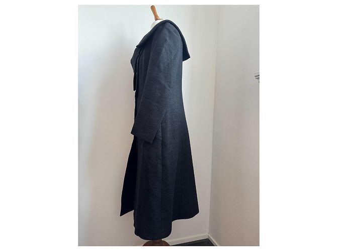 Abrigo de lana negro Vivienne Westwood - vista 12