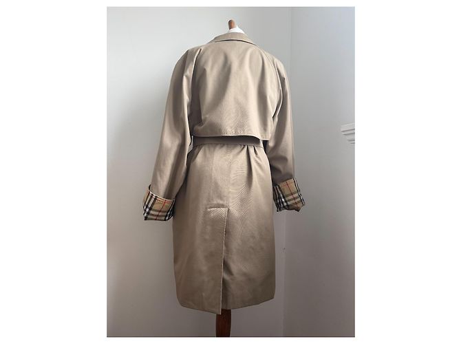 Gabardina Burberry Marrón de Algodón Castaño - vista 4