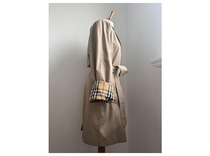Gabardina Burberry Marrón de Algodón Castaño - vista 5