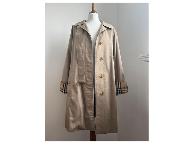 Gabardina Burberry Marrón de Algodón Castaño - vista 6