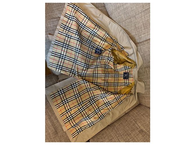 Gabardina Burberry Marrón de Algodón Castaño - vista 8