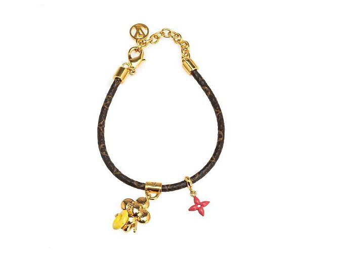 Bracciale Vivienne Pool in PVC Louis Vuitton Marrone - vista 2