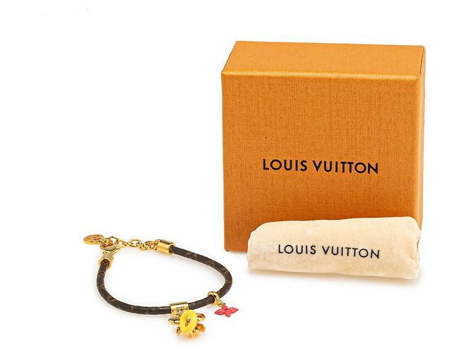 Bracciale Vivienne Pool in PVC Louis Vuitton Marrone - vista 7