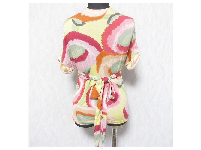Top de cuello en V con estampado Kenzo Amarillo - vista 2