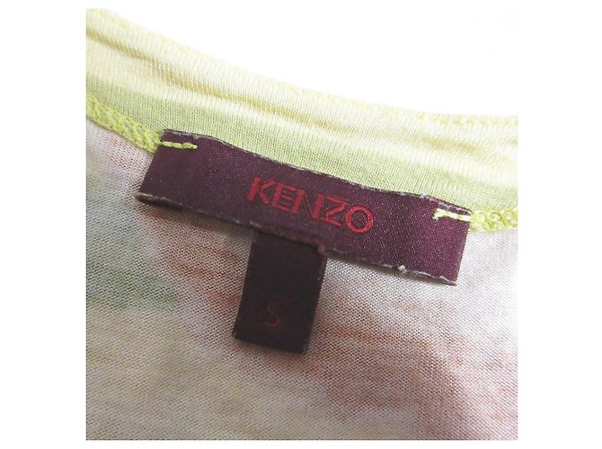 Top de cuello en V con estampado Kenzo Amarillo - vista 6