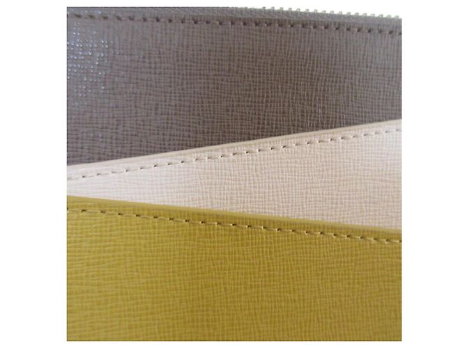 Clutch in pelle Furla Paper Moon Giallo - vista 10