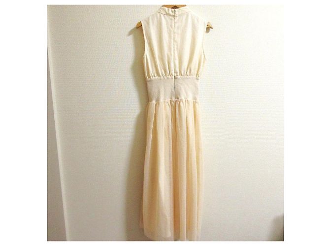 Autre Marque Michell Macaron Kleid Beige - vista 2