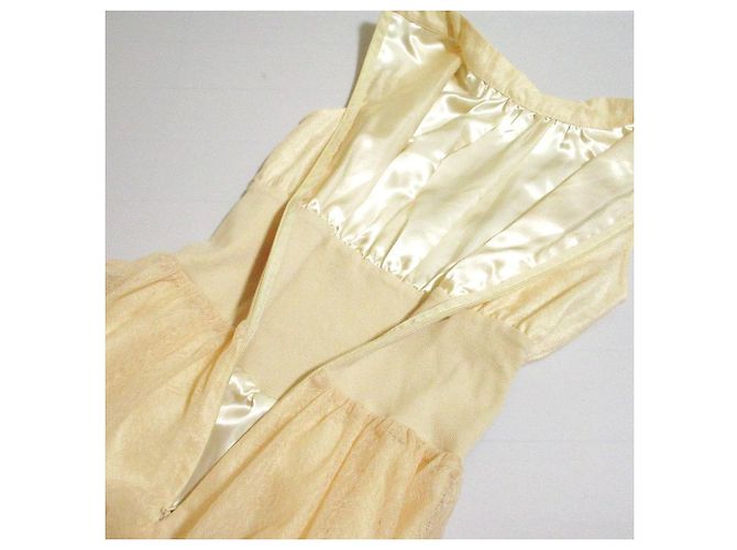 Autre Marque Michell Macaron Kleid Beige - vista 5
