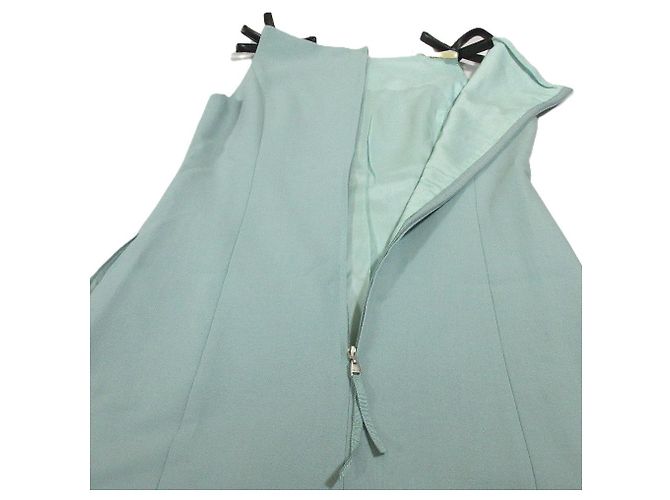Autre Marque Camisole Kleid Audrey Noir FOXEY Grün Hellgrün - Ansicht 4