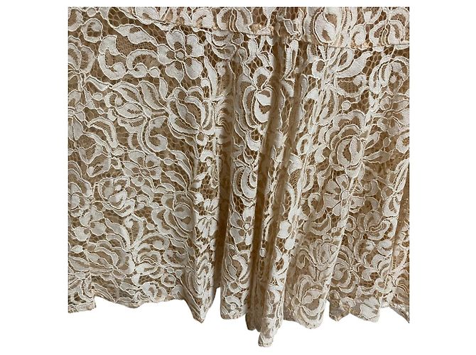 Autre Marque Spitzenkleid eimy istoire Beige - Ansicht 5