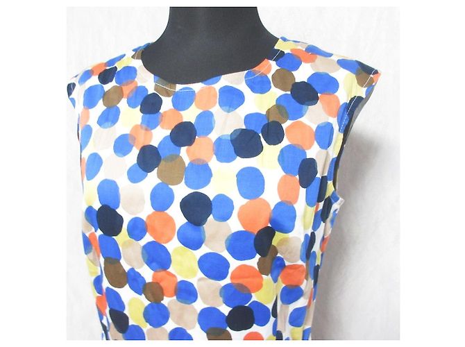 Autre Marque Vestido con estampado de puntos Marimekko Multicolor - vista 4