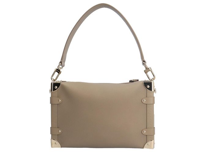 Bolso de Hombro Side Trunk MM Louis Vuitton Beige Gris pardo - vista 4
