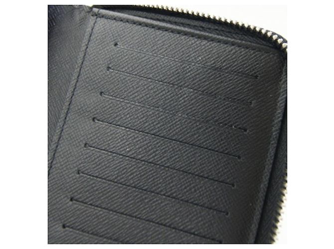 Louis Vuitton Taiga Zippy Wallet Black - view 8
