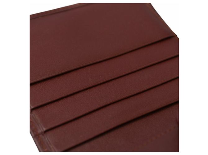 Portafoglio bi-fold Must de Cartier per uomo Bordò - vista 12
