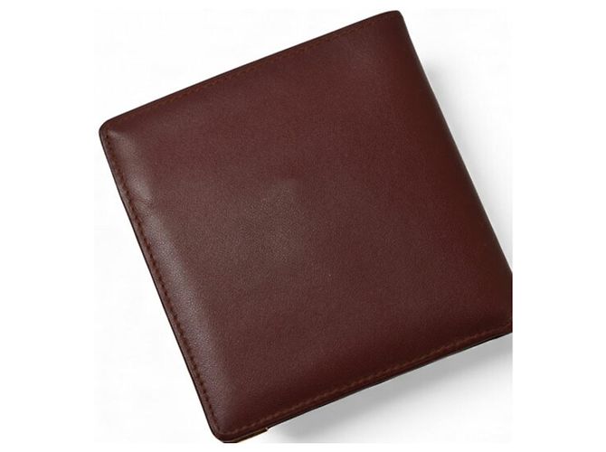 Portafoglio bi-fold Must de Cartier per uomo Bordò - vista 4