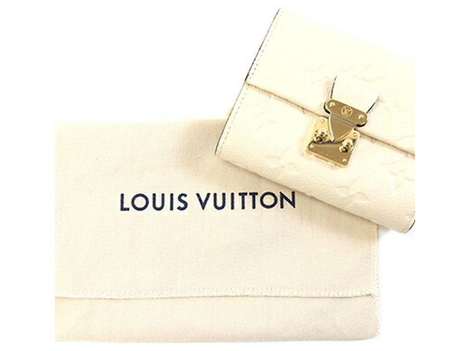 Portafoglio Metis Compact Tri-fold in Monogram Empreinte Louis Vuitton Crudo - vista 8
