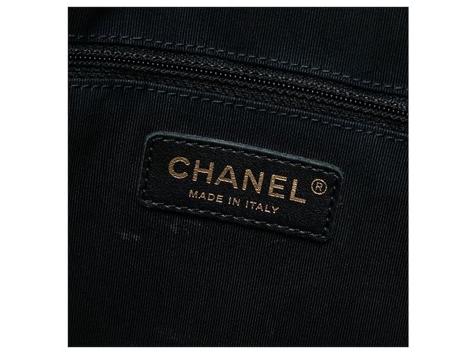 Girl Chanel Schwarze gesteppte Lammleder Schultertasche für Mädchen - Ansicht 5