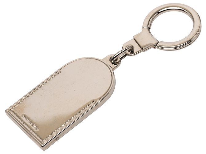 Etichetta per bagagli in metallo argento Louis Vuitton - vista 2