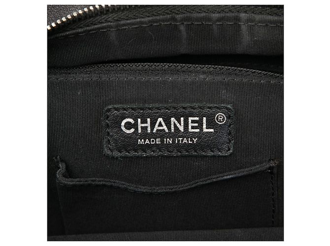 Chanel Black Small CC Calfskin Drawstring Flap Backpack - view 5