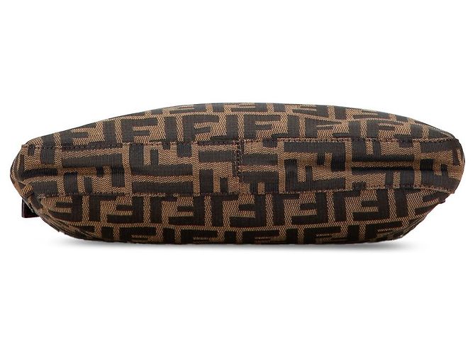 Fendi Braune Zucca Canvas Schultertasche - Ansicht 3