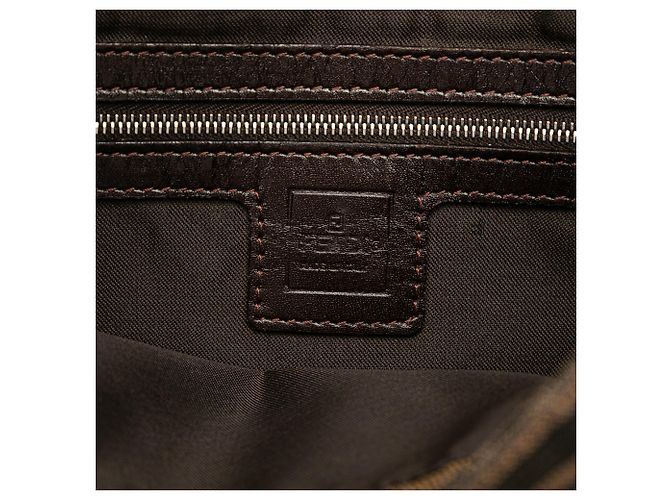 Fendi Braune Zucca Canvas Schultertasche - Ansicht 5