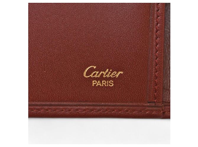 Cartera Tri-Fold Must de Cartier en Burdeos - vista 10