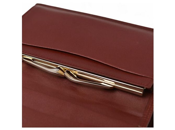 Cartera Tri-Fold Must de Cartier en Burdeos - vista 13