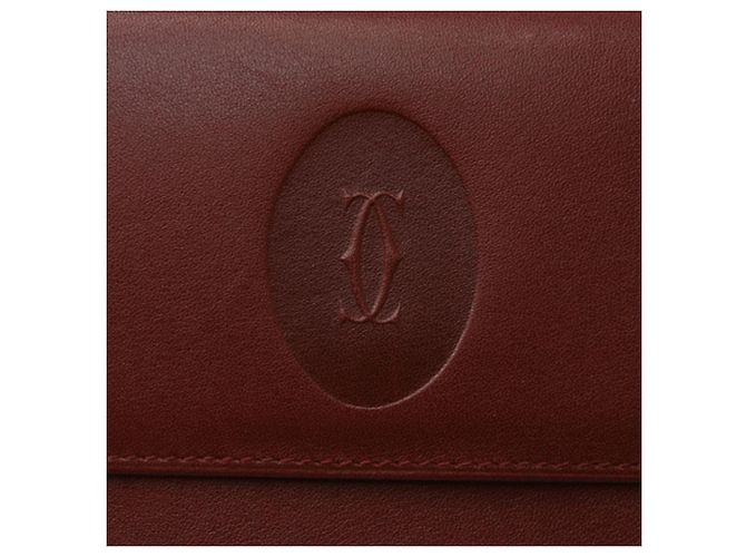 Cartera Tri-Fold Must de Cartier en Burdeos - vista 4