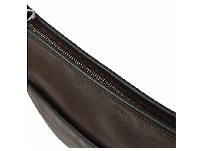Borsa a Spalla Loewe Anagram in Marrone Scuro - vista 7