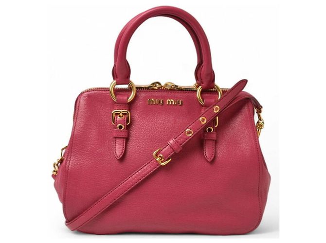 Borsa a spalla/borsa Miu Miu 2 in 1 in rosa - vista 2